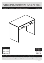 Предварительный просмотр 1 страницы Argos 257/2471 Assembly Instructions Manual