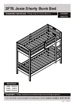 Предварительный просмотр 1 страницы Argos 2FT6 Josie Shorty Bunk Bed 436/6733 Assembly Instructions Manual