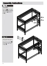 Предварительный просмотр 10 страницы Argos 2FT6 Josie Shorty Bunk Bed 436/6733 Assembly Instructions Manual