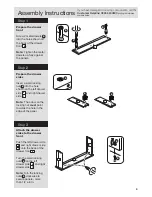 Предварительный просмотр 5 страницы Argos 339/5200 Assembly Instructions Manual