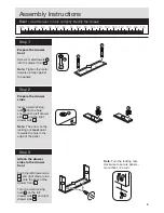 Предварительный просмотр 5 страницы Argos 397/9468 Assembly Instructions/Use And Care Manual