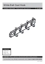 Предварительный просмотр 1 страницы Argos 404/9610 Assembly Instructions