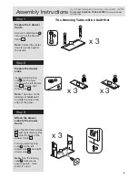 Предварительный просмотр 5 страницы Argos 411/5290 Assembly Instructions Manual