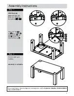 Предварительный просмотр 5 страницы Argos 603/3600 Assembly Instructions Manual