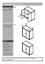 Предварительный просмотр 8 страницы Argos 609/0045 Assembly Instructions Manual