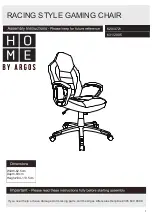 Argos 620/4721 Assembly Instructions Manual предпросмотр