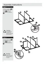 Предварительный просмотр 4 страницы Argos 654/6568 Assembly Instructions