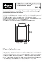 Argos 900/0104 Installation And Safety Instructions предпросмотр