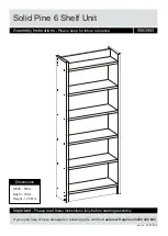 Argos 906/3983 Assembly Instructions Manual preview