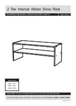 Предварительный просмотр 1 страницы Argos 932/7722 Assembly Instructions