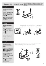 Предварительный просмотр 5 страницы Argos Alicia 146/8184 Assembly Instructions Manual