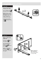 Предварительный просмотр 9 страницы Argos Alicia Assembly Instructions Manual