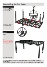 Preview for 5 page of Argos Amalfi 1455056 Assembly Instructions