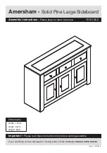 Argos Amersham 706/1262 Assembly Instructions Manual предпросмотр