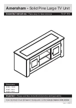 Предварительный просмотр 1 страницы Argos Amersham 724/7196 Assembly Instructions Manual