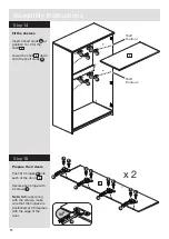 Предварительный просмотр 12 страницы Argos Anderson 2 Door Tall Robe 258/2588 Assembly Instructions Manual