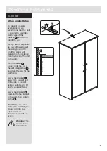 Предварительный просмотр 15 страницы Argos Anderson 2 Door Tall Robe 258/2588 Assembly Instructions Manual