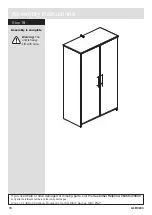 Предварительный просмотр 16 страницы Argos Anderson 2 Door Tall Robe 258/2588 Assembly Instructions Manual