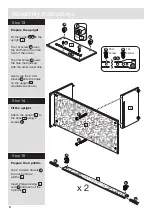 Предварительный просмотр 10 страницы Argos Anderson Coffee Table 290/8021 Assembly Instructions Manual