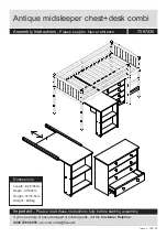 Предварительный просмотр 1 страницы Argos Antique 7587430 Assembly Instructions Manual