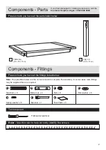 Предварительный просмотр 3 страницы Argos Arizona 461/6366 Assembly Instructions