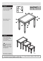 Предварительный просмотр 8 страницы Argos Aruba 614/3837 Assembly Instructions Manual