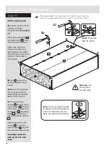 Предварительный просмотр 10 страницы Argos Arvika 335/9789 Assembly Instructions Manual