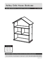 Argos Ashley Dolls House Bookcase Assembly Instructions Manual предпросмотр