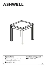 Argos ASHWELL 806/3922 Assembly Instructions Manual preview