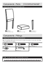 Preview for 3 page of Argos Aston Chair Assembly Instructions