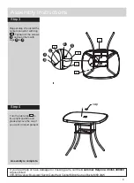 Предварительный просмотр 5 страницы Argos Atlantic 651/1548 Assembly Instructions