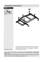 Предварительный просмотр 5 страницы Argos avignon 544/2687 Assembly Instructions