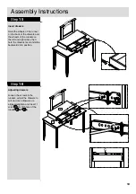 Предварительный просмотр 11 страницы Argos Baby Amelie 226/1380 Assembly Instructions Manual