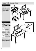 Предварительный просмотр 12 страницы Argos Baby Amelie 226/1380 Assembly Instructions Manual