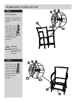 Предварительный просмотр 4 страницы Argos Bali KD Armchair and Cushion Assembly Instructions Manual