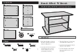 Argos Beech Effect TV Bench 609/0162 Assembly Instructions Manual предпросмотр