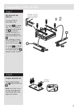 Предварительный просмотр 7 страницы Argos Brooklyn 709/2688 Assembly Instructions Manual