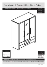 Argos Camden 162/3204 Assembly Instructions Manual предпросмотр