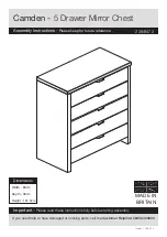 Argos Camden 239/9472 Assembly Instructions Manual предпросмотр