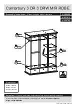 Предварительный просмотр 1 страницы Argos Canterbury 3 DR Robe Assembly Instructions Manual