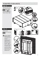 Предварительный просмотр 17 страницы Argos Canterbury 3 DR Robe Assembly Instructions Manual