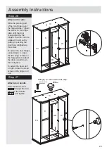 Предварительный просмотр 21 страницы Argos Canterbury 3 DR Robe Assembly Instructions Manual