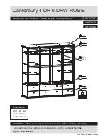 Предварительный просмотр 1 страницы Argos Canterbury 4 DR 6 DRW ROBE Assembly Instructions Manual