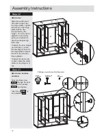 Предварительный просмотр 18 страницы Argos Canterbury 4 DR 6 DRW ROBE Assembly Instructions Manual