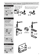 Предварительный просмотр 5 страницы Argos Capella 244/0273 Assembly Instructions Manual