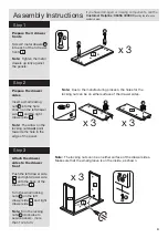 Preview for 5 page of Argos Cheval 147/3100 Assembly Instructions Manual