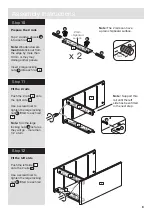 Preview for 9 page of Argos Cheval 147/3100 Assembly Instructions Manual