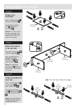 Предварительный просмотр 6 страницы Argos Cheval 147/4549 Assembly Instructions Manual