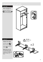 Предварительный просмотр 9 страницы Argos Cheval 147/4549 Assembly Instructions Manual