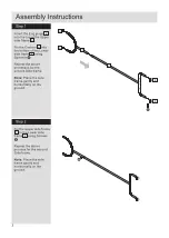 Preview for 6 page of Argos Chrome Tidy Rail 875/8457 Assembly Instructions Manual